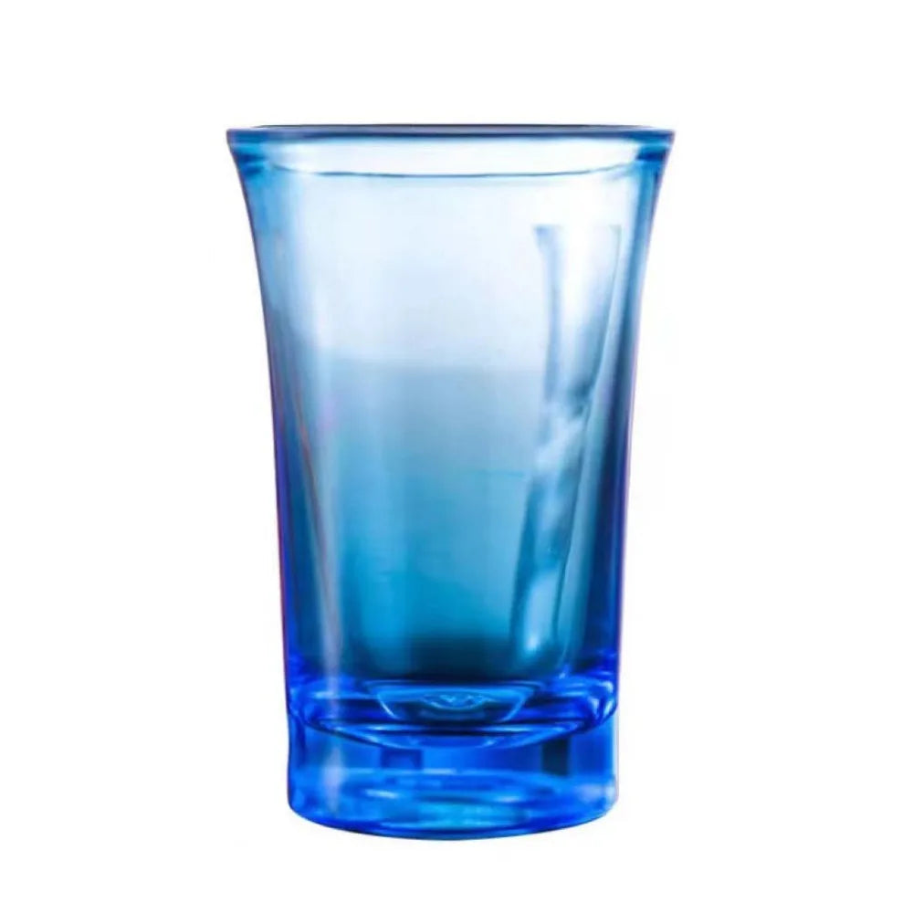 10pcs Commercial 35ml Shot Glass Unbreakable Plastic Vodka Cup Colorful Small Capacity Liquor Glass KTV